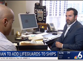 Michael Winkleman apareció en NBC 6PM News para hablar sobre la incorporación de socorristas en cruceros para reducir incidentes de ahogamiento.